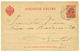 922 RUSSIA Via LLOYD AUSTRIACO To BRAZIL : 1900 RUSSIA POSTAL STATIONERY 3k LLOYD AUSTRIACO XLIX To SANTOS (BRAZIL). Sup - Autres & Non Classés