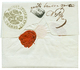 931 BELGRAD : 1844 Bluel Cachet SEMLIN On Entire Letter From BELGRAD To PEST. Verso, Disinfected Wax Seal + Cachet NETTO - Eastern Austria