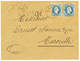 939 "CANEA + CHARGE" : 1883 10 Soldi(x2) Canc. CANEA + Cachet CHARGE On Envelope To FRANCE. RARE. Vf. - Levante-Marken