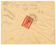 984 "SANTI QUARANTA" : 1914 50c Canc. SANTI-QUARANTA On Reverse Of REGISTERED Envelope To ATHENS(GREECE). RARE. Vvf. - Levante-Marken