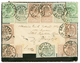 1002 "BELGIUM To THAILAND" : 1900 1c(x3) + 2c(x6)+ 5c(x2) On Envelope From BRUXELLES To BANGKOK(SIAM). Vf. - Other & Unclassified