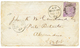 1025 IRELAND : 1869 6d(fault) + BELFAST+ ALEXANDRIA + Boxed UNCLAIMED On Envelope To ALEXANDRIA EGYPT. Scarce. F/Vf. - Autres & Non Classés