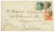 1032 "CALLAO PERU " : 1874 GB 6d + 1 SHILLING + PERU 10c Canc. C38 + CALLAO (verso) On Envelope To ENGLAND. Vf Mixed Fra - Sonstige & Ohne Zuordnung