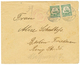 1069 1910 4h(x2) Canc. TAVETA DEUTSCHE FELDPOST + Red Cachet ZENZUR PASSIERT DEUTSCH OSTAFRIKA On Envelope To BERLIN. Vf - China (offices)