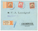 1071 "WIEDHAFEN" : 1904 5p + 15p + 25p Canc. WIEDHAFEN On REGISTERED Envelope To GERMANY. RARE. Vvf. - China (offices)