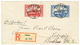 1105 "LITSUN" : 1906 1/2 DOLLAR + 1 DOLLAR Canc. LITSUN KIAUTSCHOU On REGISTERED Cover To GERMANY. Superb. - Kiautchou