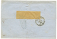 1174 SARDINIA : 1860 20c Strip Of 3 With Large Margins Canc. MILANO On Cover To ENGLAND. Superb. - Ohne Zuordnung