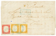 1187 EGYPT - ITALIAN P.O : 1863 SARDINIA Pair 10c + 40c (all Stamps With 4 Margins) Canc. ALESSANDRIA D' EGITTO POSTE IT - Ohne Zuordnung
