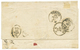 1187 EGYPT - ITALIAN P.O : 1863 SARDINIA Pair 10c + 40c (all Stamps With 4 Margins) Canc. ALESSANDRIA D' EGITTO POSTE IT - Non Classés