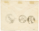 1188 1869 ITALY 40c Canc. 234 + ALESSANDRIA D'EGITTO + EGYPT 1p Canc. Rare Cachet POSTE EGIZIANE CAIRO (REGIE Removed) 2 - Non Classés