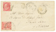 1189 1869 ITALY 20c Canc. 234 + ALLESSANDRIA + EGYPT 1P Canc. TANTA On Envelope To ITALY. Vvf. - Unclassified