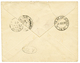 1193 1892 NETHERLANDS 5c On Envelope(small Tear) To RIO DE JANEIRO Redirected With BRAZIL 100R. Nice Combination. Vvf. - Other & Unclassified