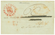 1194 CURACAO : 1846 POSTERIJ CURACAO In Red + ZEEBRIEF/DEN HELDER + NA POSTTYL On Entire (name Erased) From CURACAO To A - Autres & Non Classés