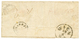 1207 1862 FRANCE Umperforate Issue 80c(n°17) Canc. PC 2040 On Entire Letter Via WIEN To BUCAREST ( PRINCIPAUTE UNIES). V - Autres & Non Classés