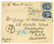 1224 LATVIA To AUSTRALIA : 1897 10k(x2) On REGISTERED Envelope To SYDNEY AUSTRALIA. Scarce. Superb. - Sonstige & Ohne Zuordnung