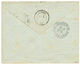 1266 1880 1/2d + 1d(x2) Canc. A25 + GIBRALTAR On Envelope To FRANCE. Vf. - Andere & Zonder Classificatie