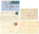 1268 1842/78 Superb Lot Of 5 Covers (GB 2d Strip Of 3, 2d + 80 Tax Marking ....). Vf. - Other & Unclassified