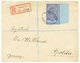 1272 1911 2 SHILLING Canc. REGISTERED GIBRALTAR On REGISTERED Envelope To GERMANY. Vvf. - Autres & Non Classés