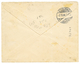 1283 1896 1/2d + 1d(x2) Canc. Killer 556 + Large Cachet CAPE COAST On Cover To HAGENAU(ALSACE). Vvf. - Côte D'Or (...-1957)