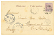 1289 PROVISIONAL ISSUES : 1901 ONE PENNY On 6d(Sg N°36) Canc. ACCRA On Card To GERMANY. Rare Stamp On Cover. Vf. - Côte D'Or (...-1957)