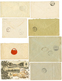 1293 GOLD COAST : 1895/1901 Lot 8 Covers (ABURT, VICTORIABORG, PRAMPRAM...). Vf. - Costa D'Oro (...-1957)