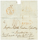 1297 "INDIA To MADEIRA ISLAND" : 1849 Red Oval INDIA + Tax Marking On Entire Letter From BOMBAY To MADEIRA. RARE Destina - Sonstige & Ohne Zuordnung