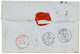 1309 1876 "11" Tax Marking + "T" On Entire Letter From LAGOS To ST MALO (FRANCE). RARE. Superb. - Autres & Non Classés