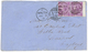 1316 1870 Pair 6d (pl. 8) Canc. A25 + MALTA On Envelope To ENGLAND. Superb. - Malta (...-1964)