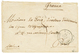 1355 CHINA - FRENCH EXPEDITION : 1861 CORPS EXP. CHINE Bau B + "5" Tax Marking On Envelope With Full Text Datelined "TIE - Other & Unclassified