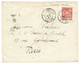 1356 CHINA : 1887 FRANCE 75c SAGE(n°81) Canc. SHANG-HAI CHINE On Envelope To FRANCE. Verso, CUSTOMS SHANGHAI. Very Rare  - Autres & Non Classés