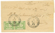 1376 1869 Paire 20p Gren Canc. POSTE VICE REALI EGIZIANE TANTA On Cover To ALEXANDRIA. Superb. - Autres & Non Classés