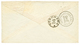 1395 1881 USA 2c + 3c On Envelope From NEW YORK To "U.S.S MONOCACY", YOKOHAMA JAPAN. Superb Arrival Cds YOKOHAMA On Reve - Autres & Non Classés