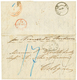 1417 "NUEVA MEHLEM" : 1862 ADMON CORREOS MONTEVIDEO On Entire Letter From NUEVA MEHLEM To GERMANY. Vvf. - Uruguay