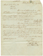 1422 1847 NEW YORK/SHIP/7cts Red On Entire Letter From GIBRALTAR To BOSTON. Vvf. - Autres & Non Classés