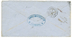1428 "CUMANA" : 1875 LA GUAYRA + "12" Tax Marking On Envelope From CUMANA To FRANCE. Verso, Commercial Cachet CUMANA + V - Venezuela