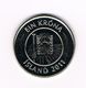 &  IJSLAND  1 KRONA  2011 - Islande