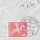 Schweiz - 1965 - 20c Regular Stamp Used As Portomarke On Taxed Cover From Italy To Thusis - Strafportzegels
