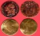 ** LOT  5  MONNAIES  +  LOUIS  XVI  1787 D  +  15  SOLS  1791  +  AUTRES ** - 1774-1791 Louis XVI