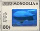 Ulan Bator 1993 Zeppelin Hologramm LZ Mongolei 2482+ ER-Briefmarke ** 8€ Aus Kleinbogen Air Bloc Stamps Bf Mongolia - Hologrammes