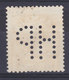 Denmark Perfin Perforé Lochung (H54) 'HP' Holger Petersen, København Mi. 75, 1 Kr. Chr. X. Stamp (2 Scans) - Abarten Und Kuriositäten