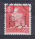 Denmark Perfin Perforé Lochung (B26) 'B.J.' Brdr. Justesen, København Fr. IX. Stamp Perfin ERROR Variety I 'B' (2 Scans) - Abarten Und Kuriositäten