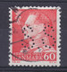 Denmark Perfin Perforé Lochung (S52a) 'S.S.' Søllerød Sogneraad, Holte Fr. IX. Stamp (2 Scans) - Abarten Und Kuriositäten