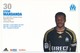 Fiche - Olympique De Marseille OM  - Steve MANDANDA - Saison 2008/09 - Sport