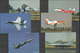 Set Of 7 Post Cards Official Air Show India Fighter Planes PCs PC Sukhoi F-16 F-18 Falcon MIG Aviation Airplane - India