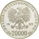 Monnaie, Pologne, 20000 Zlotych, 1989, Warsaw, SPL, Argent, KM:223 - Polonia