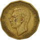 Monnaie, Grande-Bretagne, George VI, 3 Pence, 1944, TB+, Nickel-brass, KM:849 - F. 3 Pence