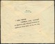 Brief PALÄSTINA 1936, Brief Aus HAIFA Ohne Frankatur, Rückseitig Aufkleber "Aus Dem Bei Der Insel Kreta Verunglückten Fl - Luft- Und Zeppelinpost