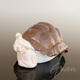 Sujet Figurine Art Deco Ancienne Biscuit Boite Femme Tortue Ours Miniature Allemagne Curiosa - Autres & Non Classés