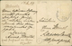 AK Bad Herrenalb, Hotel Post (Ochsen), Antikes Wirtschild, O 1909, Briefmarke Entfernt, Ecken Bestoßen, Eckknick (31014) - Bad Herrenalb