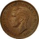 Monnaie, Grande-Bretagne, George VI, Farthing, 1943, TB+, Bronze, KM:843 - B. 1 Farthing